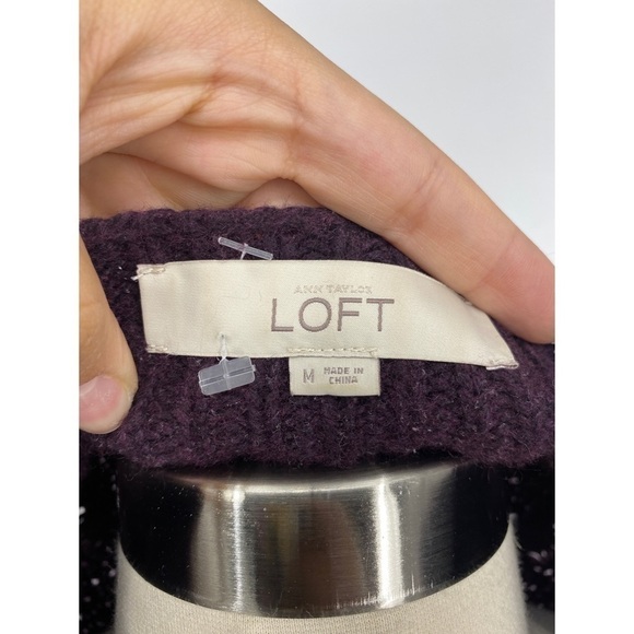 Ann Taylor Loft Cable Knit Long Sleeve Sweater - Picture 5 of 8